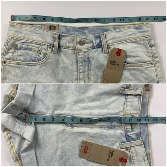 ❌SOLD❌ NWT Levi’s Mom Shorts High Rise Cuffed 31 - Picture 4 of 8